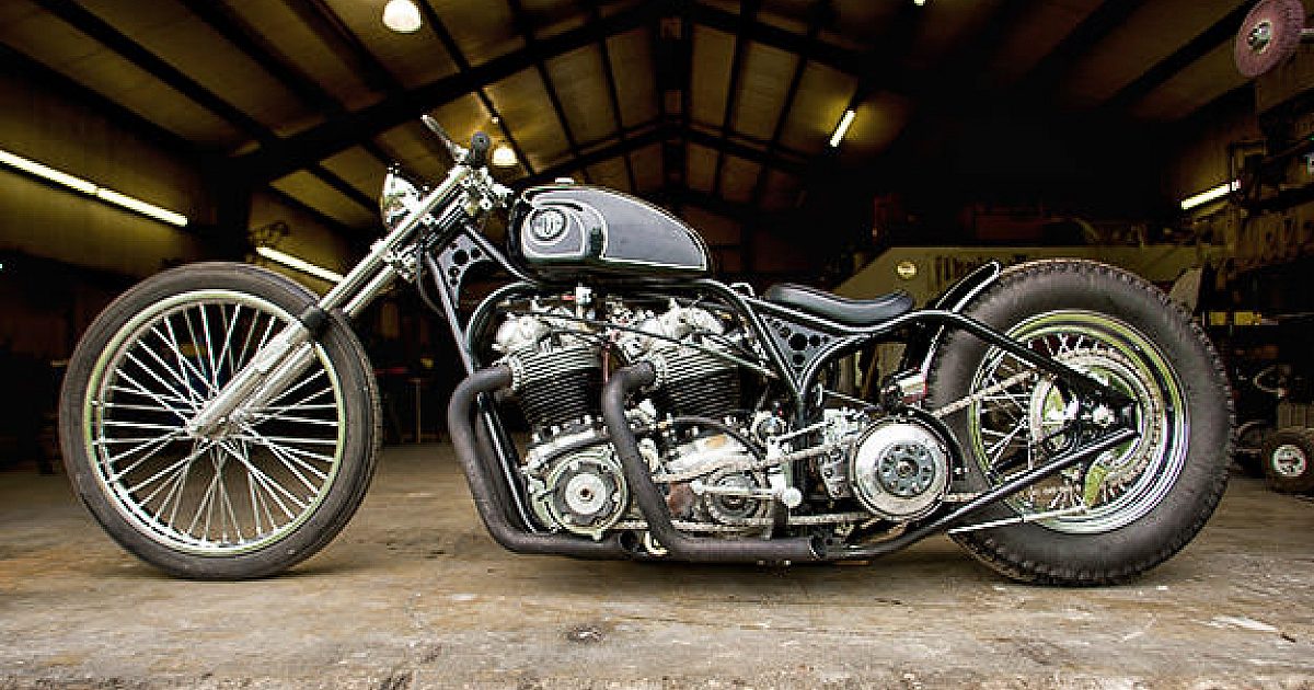 Double Trouble' twin-engined Norton by Flyrite Choppers | Bike EXIF