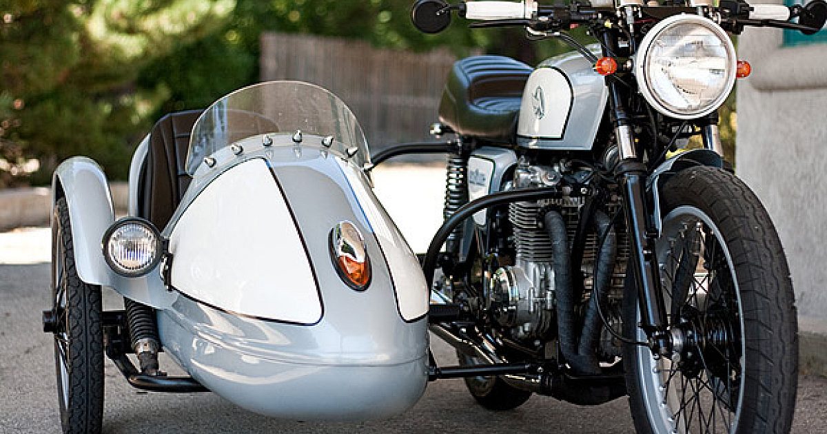 Motorcycle sidecar: Honda CB550 by Analog | Bike EXIF