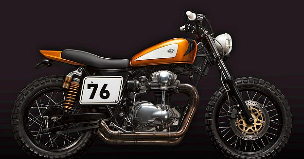 Gold Digger: A Kawasaki W650 street tracker from Ton-Up | Bike EXIF