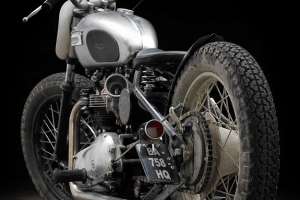 Triumph bobber motorcycle