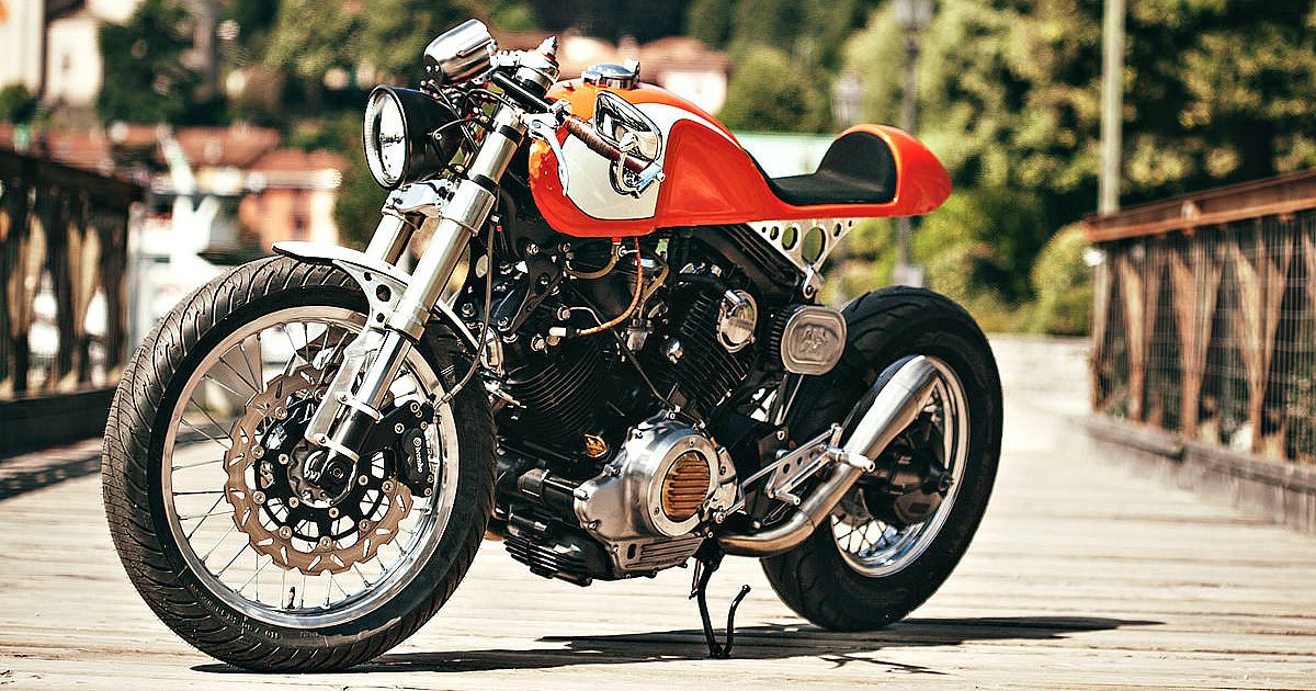Orange Crush: Plan B's Yamaha XV 750 | Bike EXIF