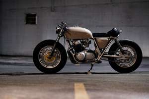 A bobber-influenced Honda CB750 custom from Canada's Clockwork Motorcycles.