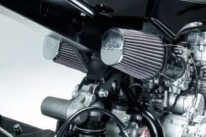 A textbook modern-day cafe racer: Honda CB750 by Rebellion Motorworks of Spain.