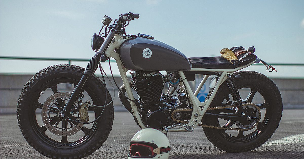 Into The Woods: 654's rippin' Yamaha SR500 | Bike EXIF