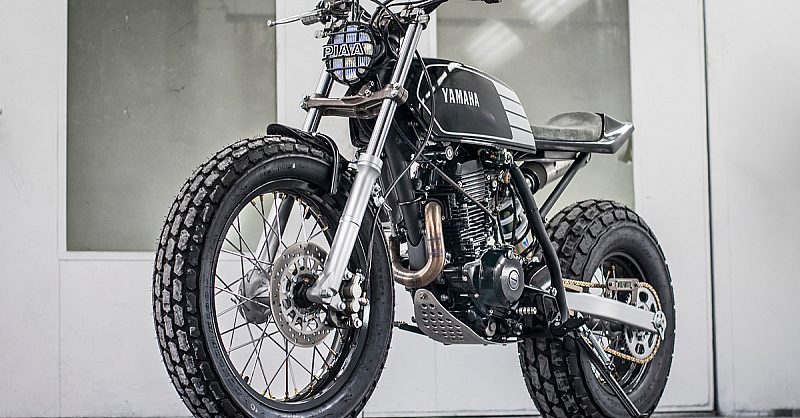 Fat Tracker: Wolf Moto's chunky Yamaha TW200 | Bike EXIF