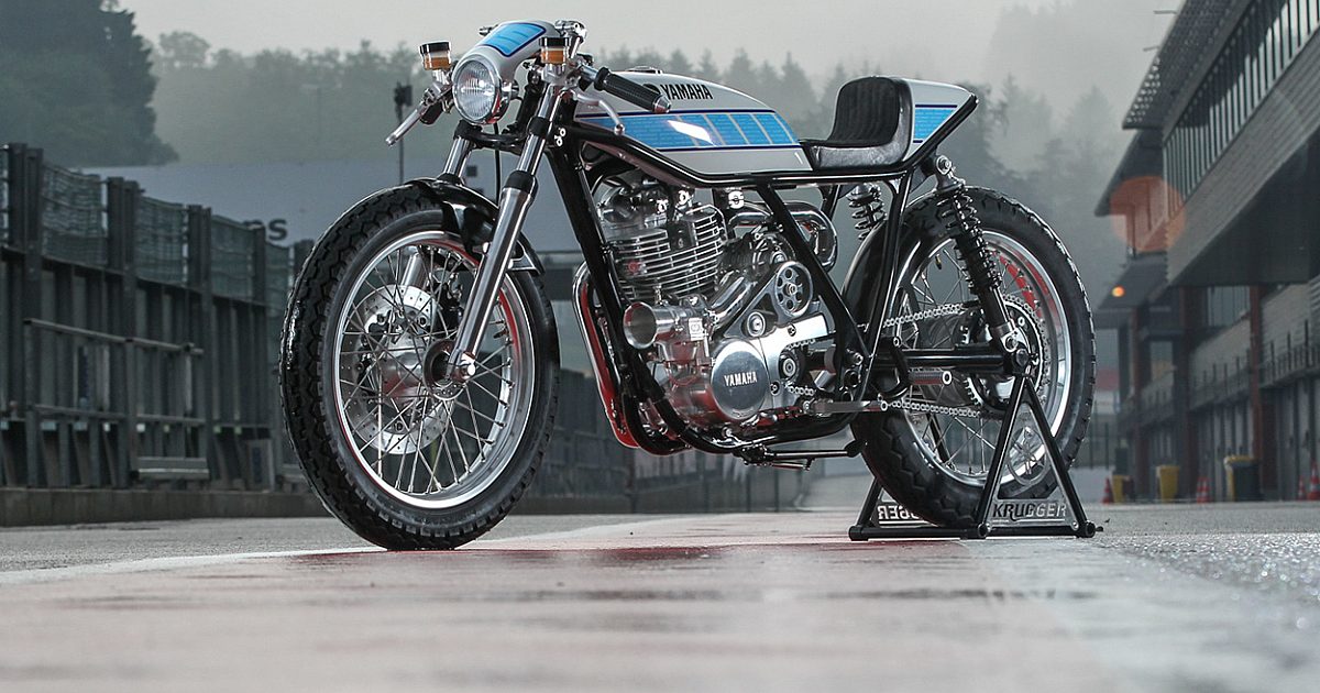 Supercharged! The Yamaha SR400 gets Kruggered | Bike EXIF