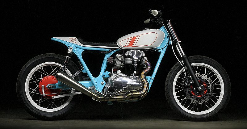 A (barely legal) Kawasaki W650 tracker from Hombrese | Bike EXIF