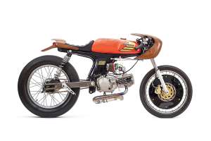 Woodface: George Woodman's Honda SS50 custom moped