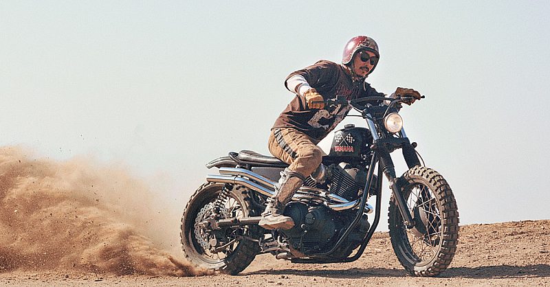 brat style motorcycle helmet All Systems Go: Yamaha's Brat Style SCR950