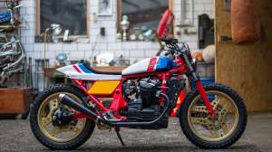 Pure 80s Magic: A Honda CX500 Street Tracker by Kingston Custom