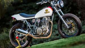 How to build a Yamaha SR500 street tracker, the Mule Motorcycles way.
