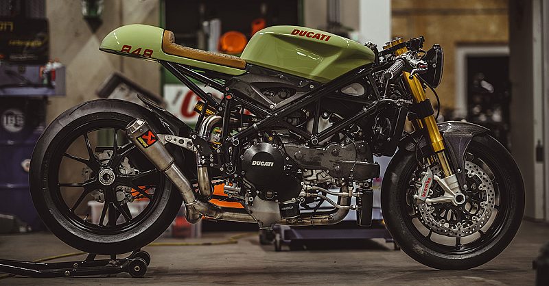 ワンエィティ More Racer Than Cafe: NCT's stunning Ducati 848 Evo | Bike EXIF