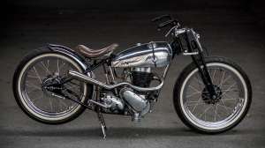 This elegant custom BSA C11 was built by Tim Harney for the Brooklyn Invitational show