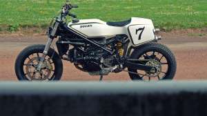 Ducati ST2 flat tracker by Deep Creek Cycleworks