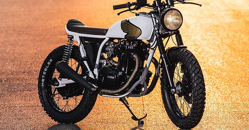HONDA バイクツナギ custom-honda-cb360-federal-