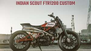 The Indian Scout FTR1200 Custom street tracker concept