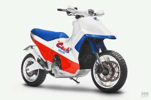 Deus turns the Honda X-ADV into a Cub EZ 90 homage