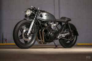 A Honda CB750 cafe racer from Caffeine Custom of Brazil