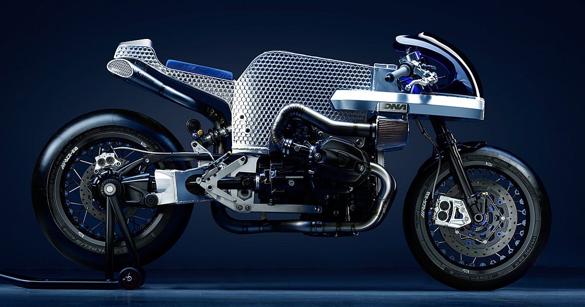 Billet Sting: DNA's honeycomb monocoque BMW | Bike EXIF