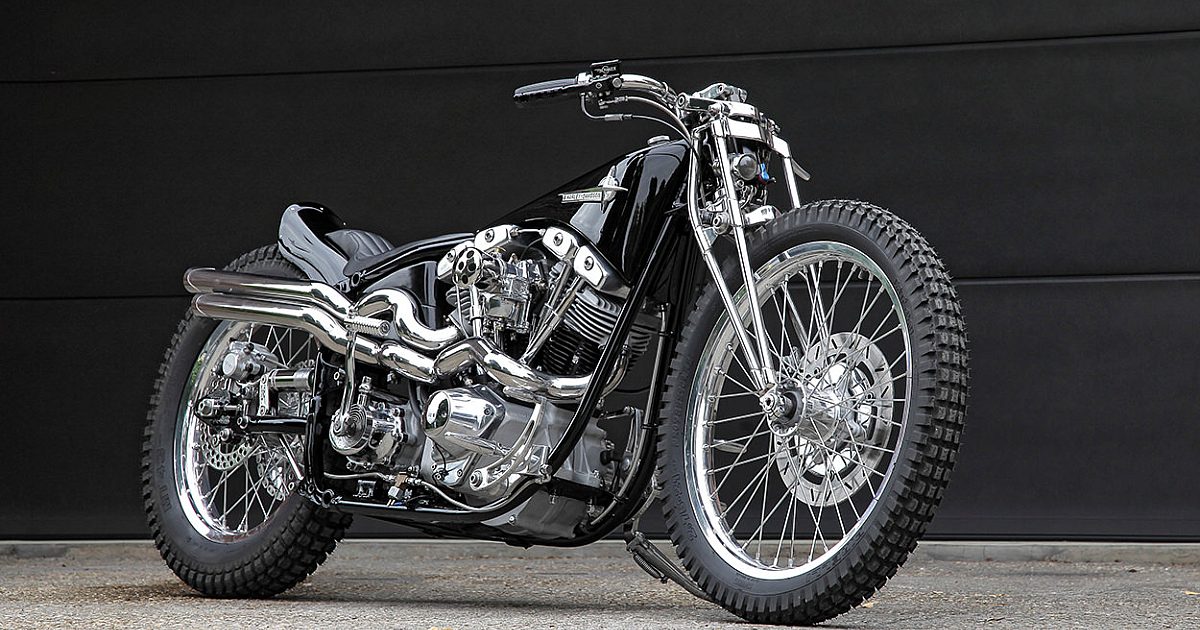 Shovelhead à la française: Shiny Hammer's 1972 FLH | Bike EXIF