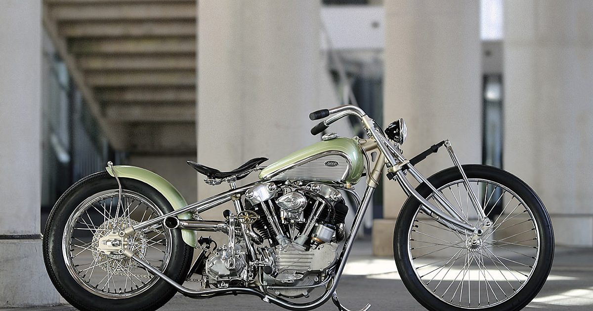 This hardtail knucklehead is totally hand-built | Bike EXIF
