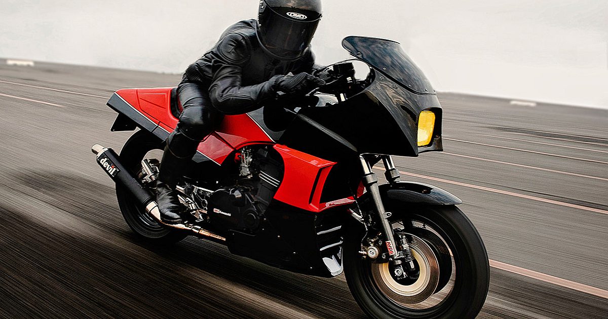Channeling Top Gun: A GPZ900R hot rod from Italy | Bike EXIF