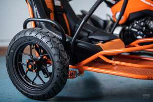 Custom Honda Grom with sidecar by Industrial Moto