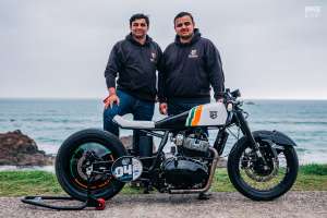 Royal Enfield Continental GT drag bike by Sinroja