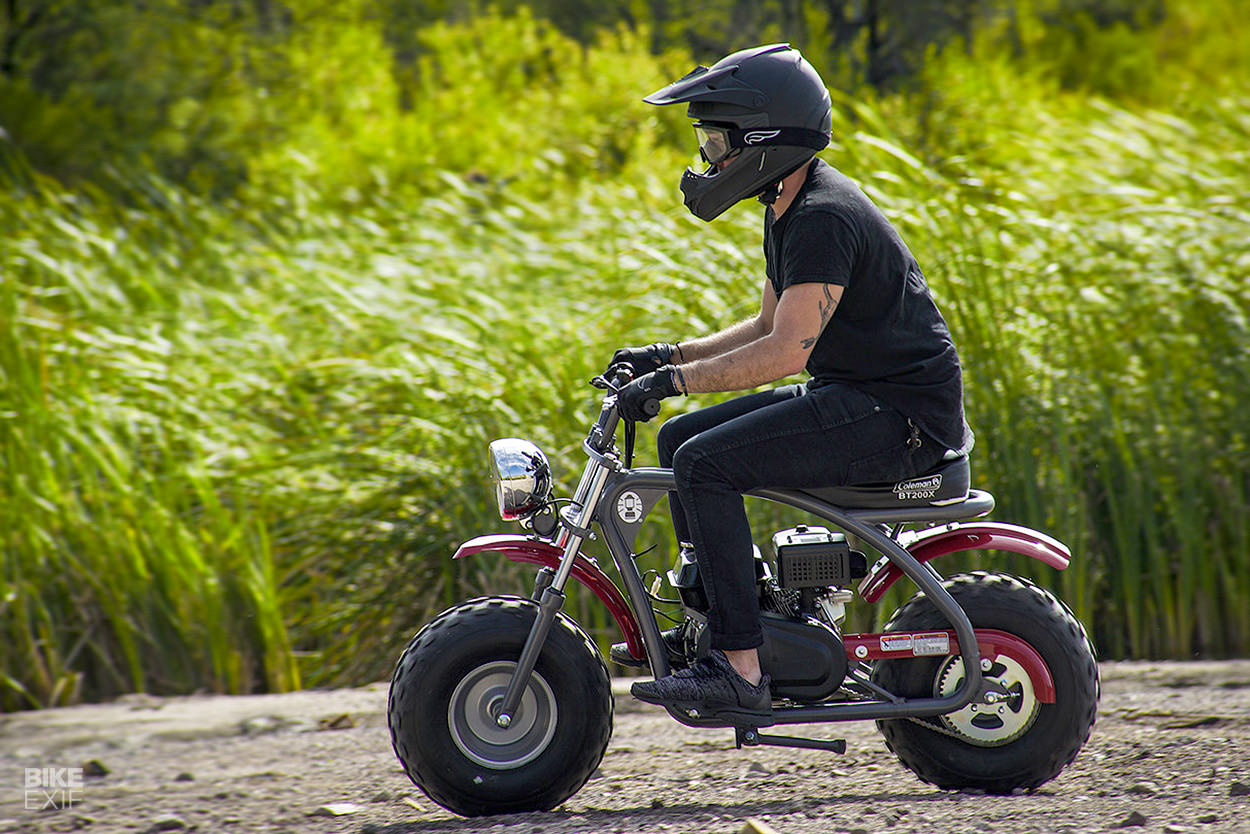 Cheap thrills: Racing custom Coleman mini bikes with Icon