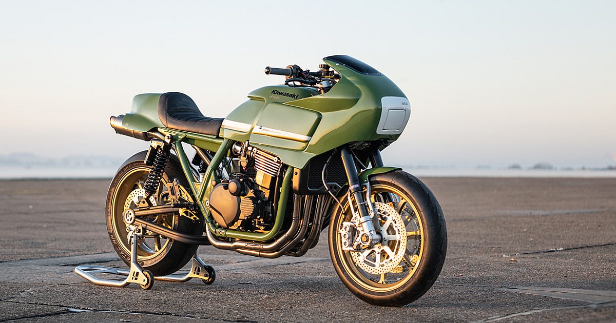 ZRX1200R  レストアベース ALPHA: Kawasaki ZRX1200R Café Racer – BikeBound