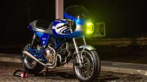 A redesigned Ducati GT1000 from Greaser Garage of Italy