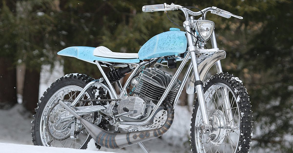 Ice Pick: A 1973 Penton Scrambler Transformed for Snow