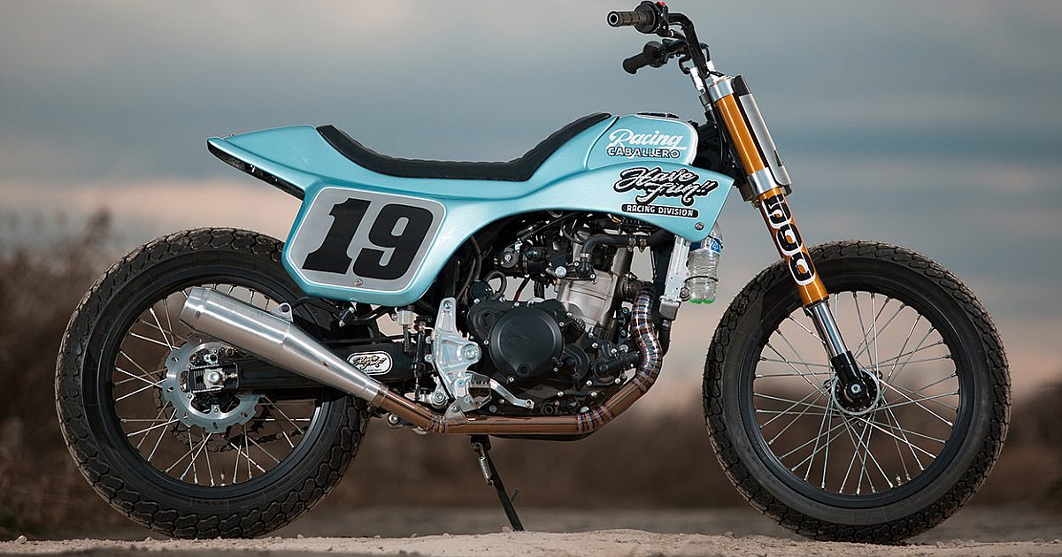 Ice Blue Racer: A Fantic Caballero destined for flat tracks | Bike…