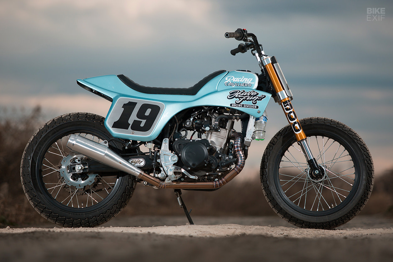 Ice Blue Racer: A Fantic Caballero destined for flat tracks