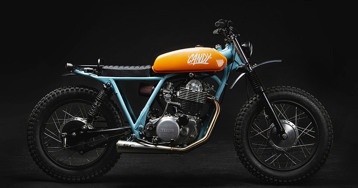 バイク SR500 Candy: A sweet and spicy SR500 city bike from Sweden | Bike EXIF