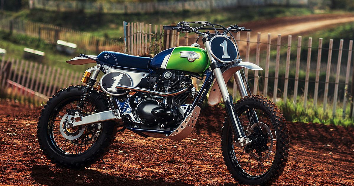 Get Dirty: A Kawasaki W800 with a vintage motocross vibe | Bike EXIF