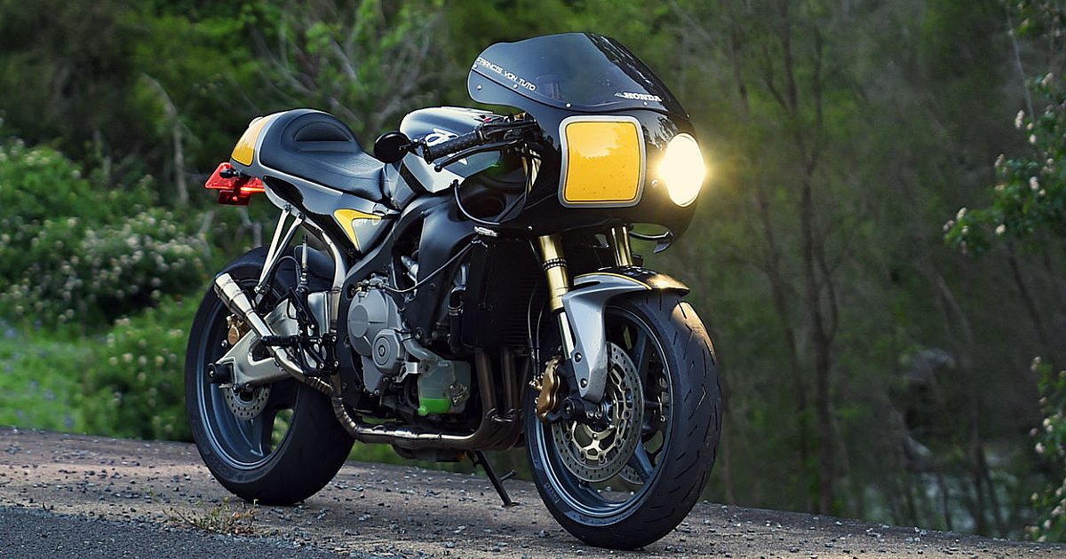 One-Eyed Racer: a retro CBR600RR from Francis Von Tuto | Bike EXIF