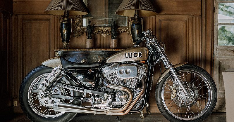 Glamster: Lucky Cat's Sportster drips with Japanese style | Bike EXIF