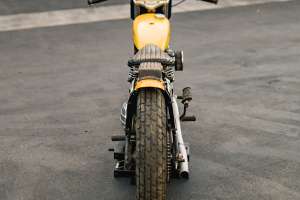 Vintage Harley flat tracker by Paul Hartman