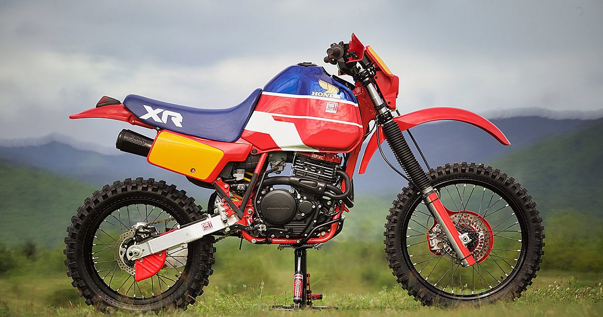 Ride Red: A 90s Honda XR600R with retro chops | Bike EXIF