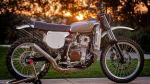 Honda XR650R built for Matt Helder of the Arctic Monkeys