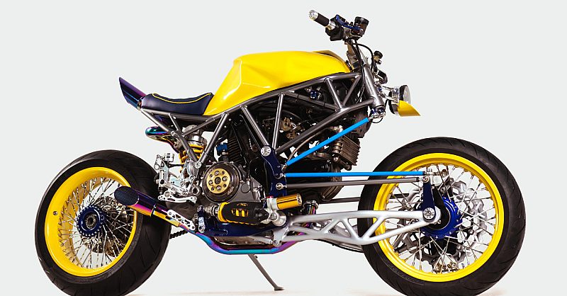 1/64 Ducati カスタムバイク精密塗装完成 Liberty Walk仕様 Chimera: A wild Ducati from Balamutti's mad scientist | Bike EXIF
