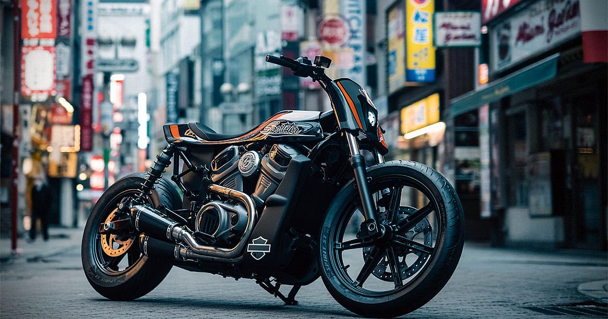 Hello Darkness: Hidemo debuts a 2022 Nightster custom | Bike EXIF