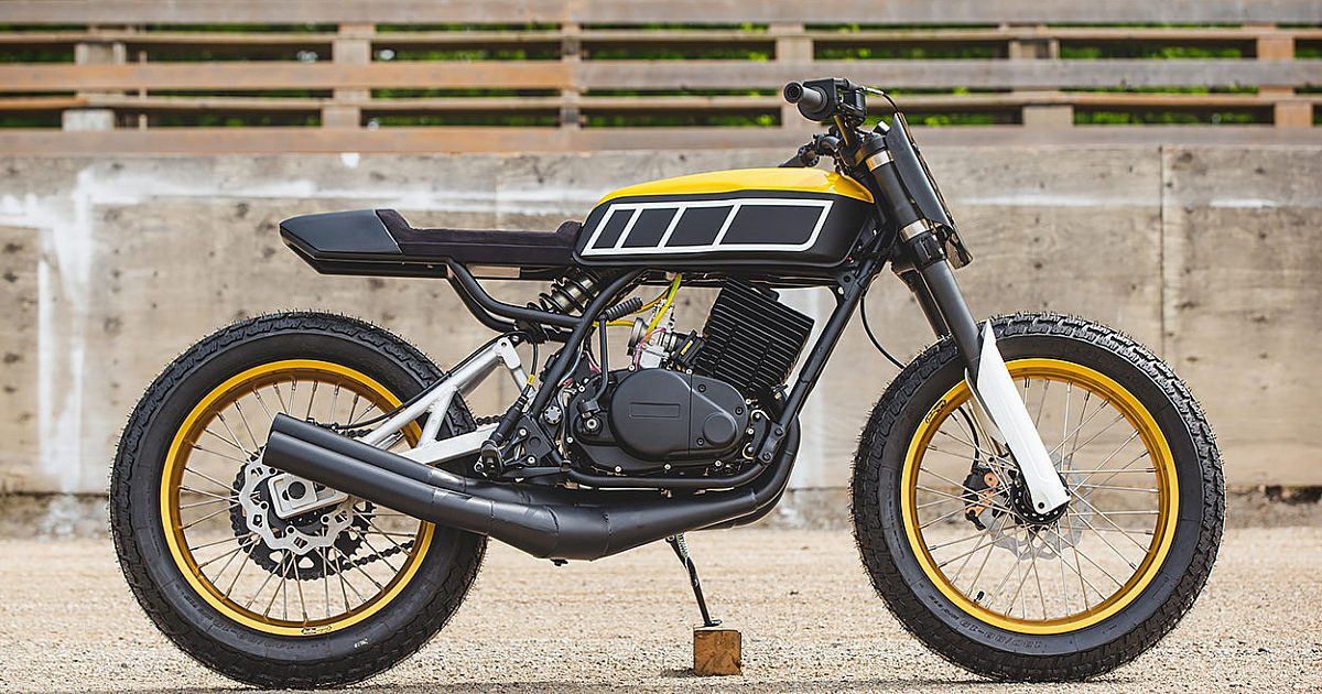 427 Tracker: A zesty custom Yamaha RD400 from Canada | Bike EXIF