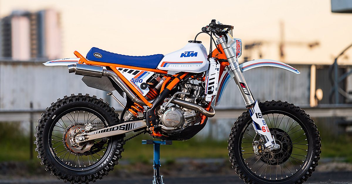 Vinduro: A retro take on the KTM 500 EXC Six Days | Bike EXIF