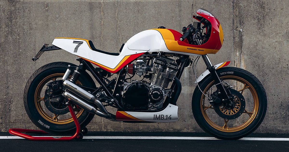 Fresh angle: Giving the Katana 1100 a retro racer vibe | Bike EXIF