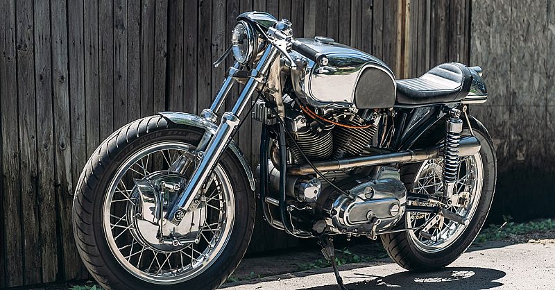 Gleam Machine: Rodsmith's Ironhead Sportster café racer | Bike EXIF