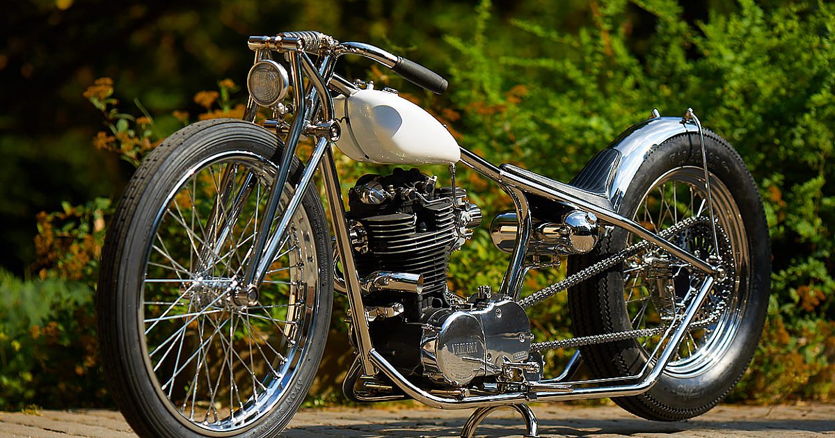 Steel dream: A scratch-built Yamaha SR400 bobber | Bike EXIF