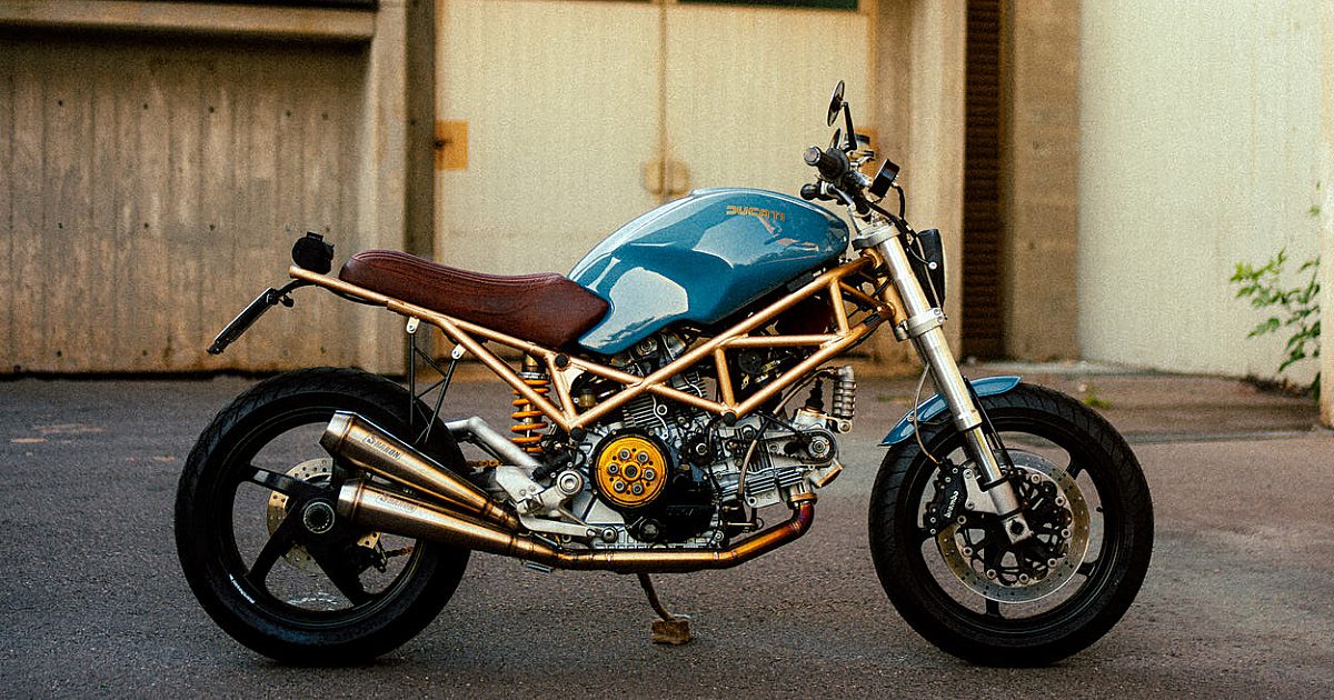 Trellised Treat: Gas & Oil's custom Ducati Monster S2R | Bike EXIF