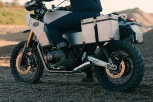 Triumph Scrambler 1200 adventure motorcycle by BAAK